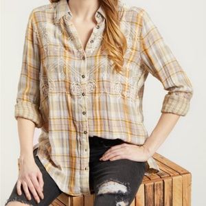 Free people button up